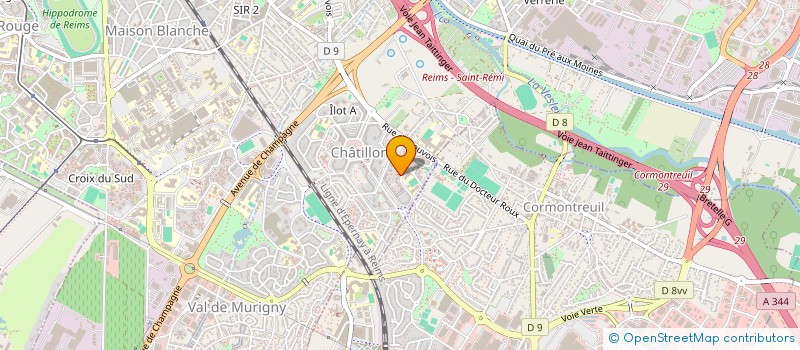 localisation de l'entreprise MADAME LAETITIA DEMESSENCE  REIMS