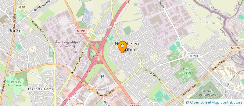 localisation de l'entreprise MADAME LAETITIA DERACINOIS  NEUVILLE-EN-FERRAIN