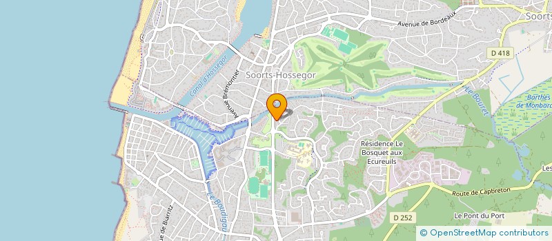 localisation de l'entreprise MADAME LAETITIA DERENNES  CAPBRETON