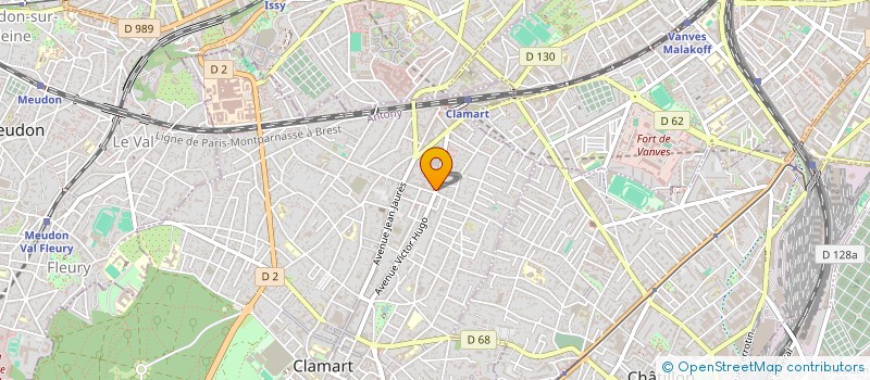 localisation de l'entreprise MADAME LAETITIA DERIEUX à CLAMART