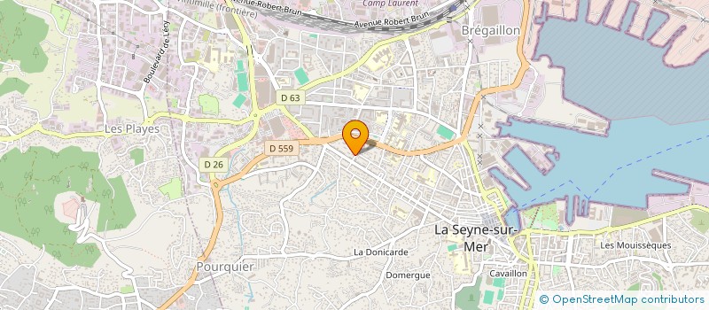 localisation de l'entreprise MADAME LAETITIA DEROCHE à LA SEYNE-SUR-MER