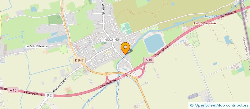 localisation de l'entreprise MADAME LAETITIA DERYCKE  GHYVELDE