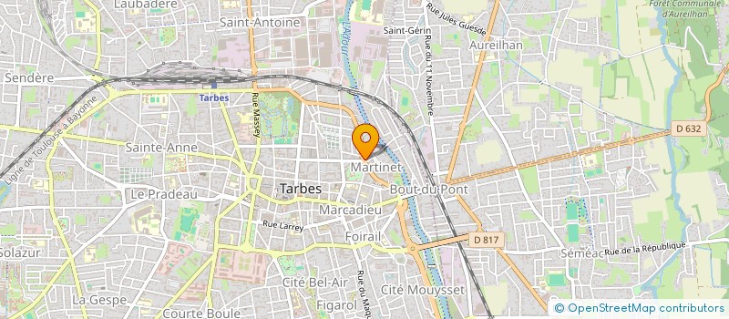 localisation de l'entreprise MADAME LAETITIA DES  TARBES