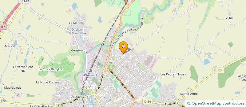 localisation de l'entreprise MADAME LAETITIA DESAIVRE  CHEMILLE-EN-ANJOU