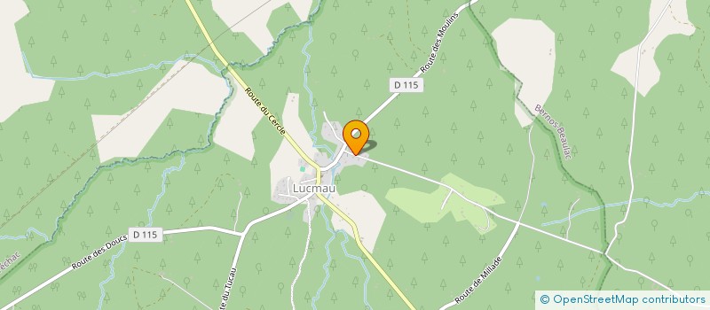 localisation de l'entreprise MADAME LAETITIA DESCAT  LUCMAU