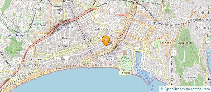 localisation de l'entreprise MADAME LAETITIA DESCHAMPS  NICE