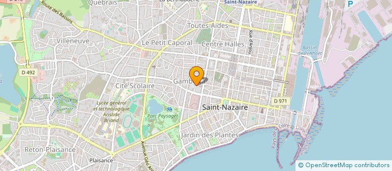 localisation de l'entreprise MADAME LAETITIA DESJOURS à SAINT-NAZAIRE