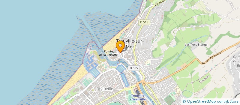 localisation de l'entreprise MADAME LAETITIA DESOUTTER  TROUVILLE-SUR-MER