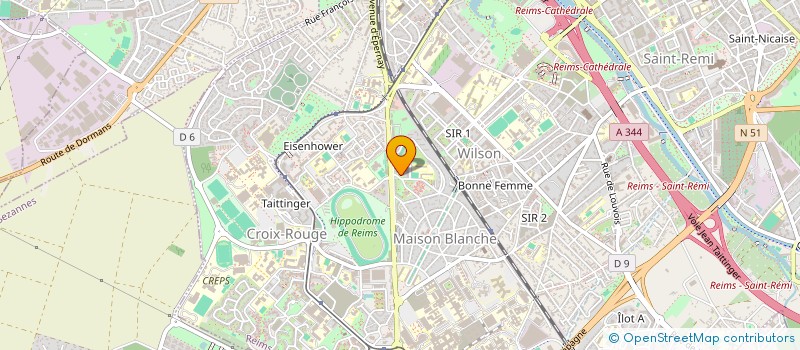 localisation de l'entreprise MADAME LAETITIA DESPEZELLE  REIMS