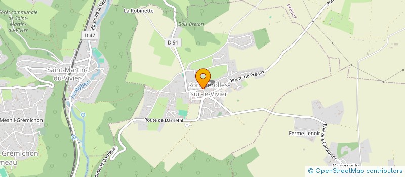 localisation de l'entreprise MADAME LAETITIA DESSERTENNE  RONCHEROLLES-SUR-LE-VIVIER