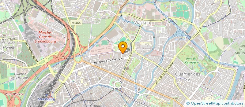 localisation de l'entreprise MADAME LAETITIA DEVERNAY à STRASBOURG