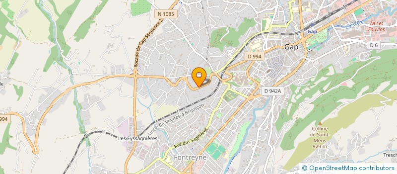 localisation de l'entreprise MADAME LAETITIA DEVIGNE  GAP