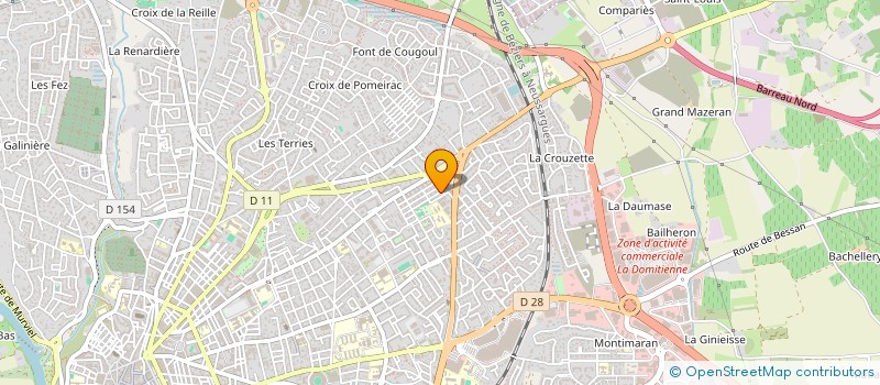 localisation de l'entreprise MADAME LAETITIA DEVOYE  BEZIERS