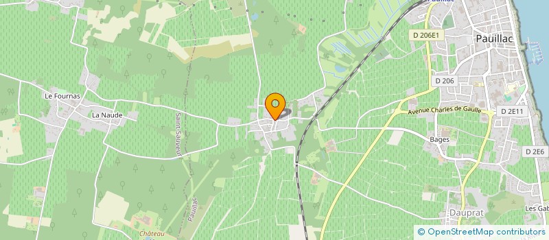 localisation de l'entreprise MADAME LAETITIA DEZAUZIER  PAUILLAC