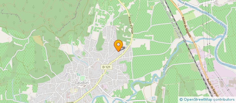 localisation de l'entreprise MADAME LAETITIA DI MASCIO  LAUDUN L'ARDOISE