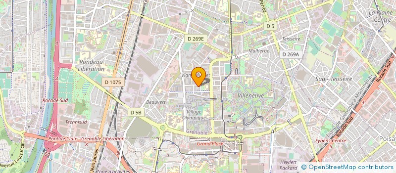 localisation de l'entreprise MADAME LAETITIA DI NATALE à GRENOBLE