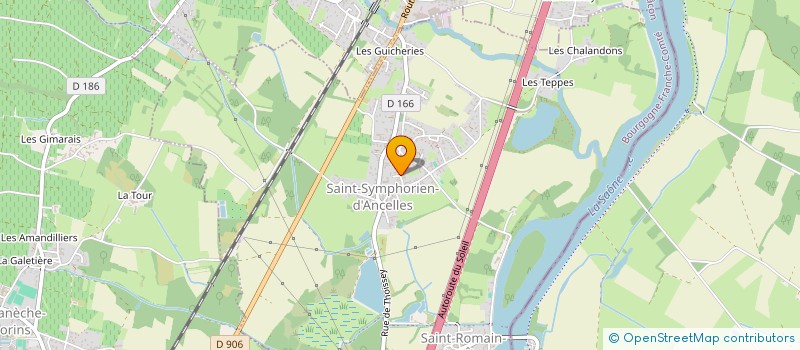 localisation de l'entreprise MADAME LAETITIA DIBETTA  SAINT-SYMPHORIEN-D'ANCELLES