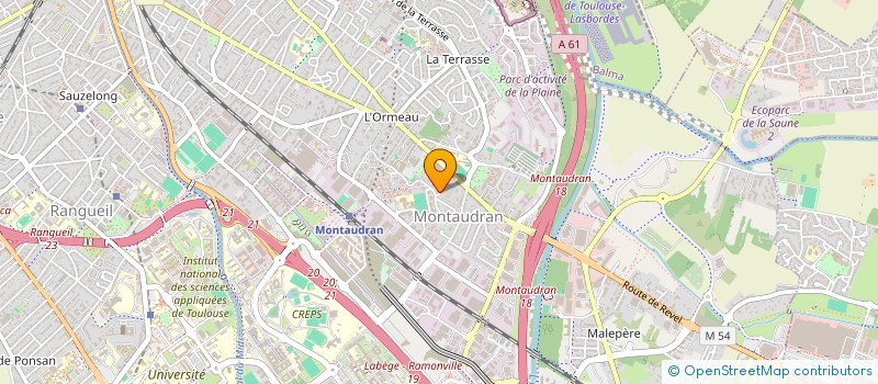 localisation de l'entreprise MADAME LAETITIA DIGARD  TOULOUSE