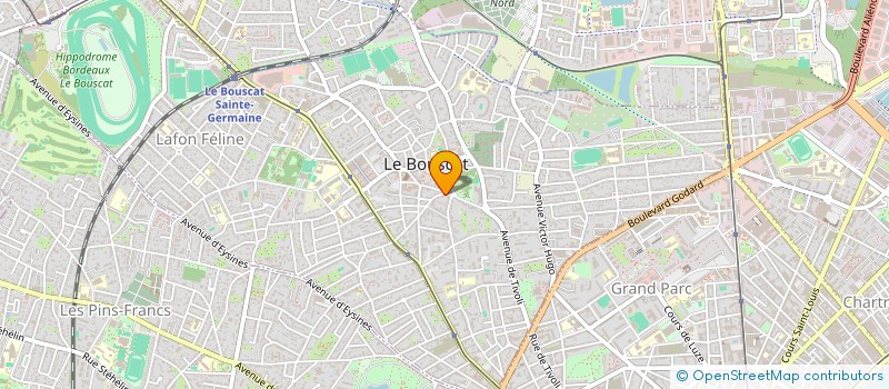 localisation de l'entreprise MADAME LAETITIA DISNAR  LE BOUSCAT