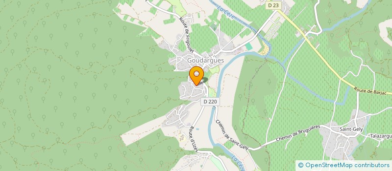 localisation de l'entreprise MADAME LAETITIA DISTANTI  GOUDARGUES