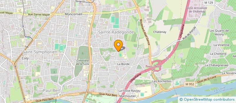 localisation de l'entreprise MADAME LAETITIA DIVET  TOURS