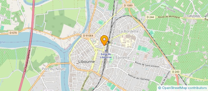 localisation de l'entreprise MADAME LAETITIA DOCQ  LIBOURNE