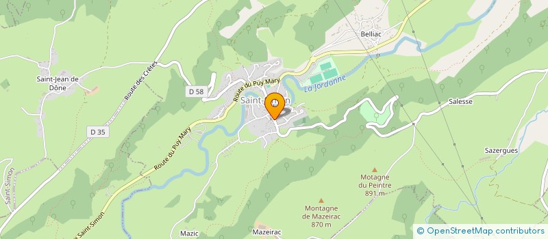 localisation de l'entreprise MADAME LAETITIA DOLY à SAINT-SIMON