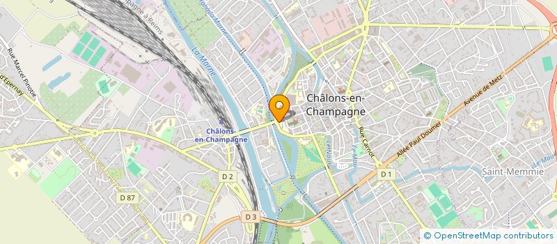 localisation de l'entreprise MADAME LAETITIA DOMMANGET  CHALONS-EN-CHAMPAGNE