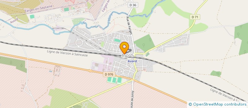 localisation de l'entreprise MADAME LAETITIA DONNET  AVORD