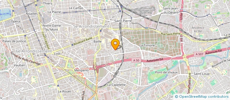 localisation de l'entreprise MADAME LAETITIA DONSIMONI à MARSEILLE