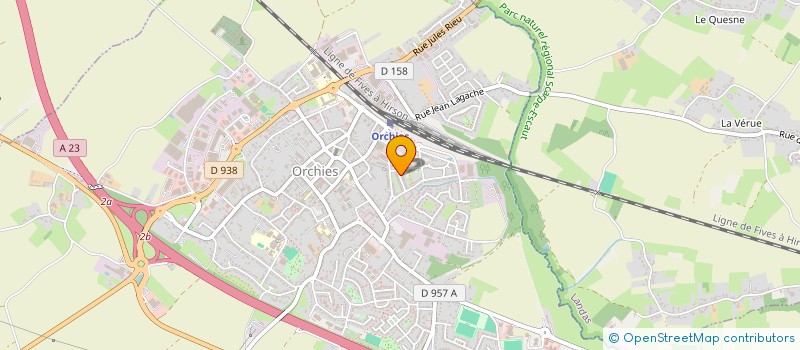 localisation de l'entreprise MADAME LAETITIA DORCHIES  ORCHIES