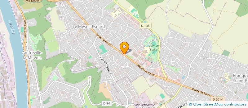 localisation de l'entreprise MADAME LAETITIA DORE  LE MESNIL-ESNARD