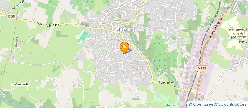 localisation de l'entreprise MADAME LAETITIA DOTHAL  CHAPONOST