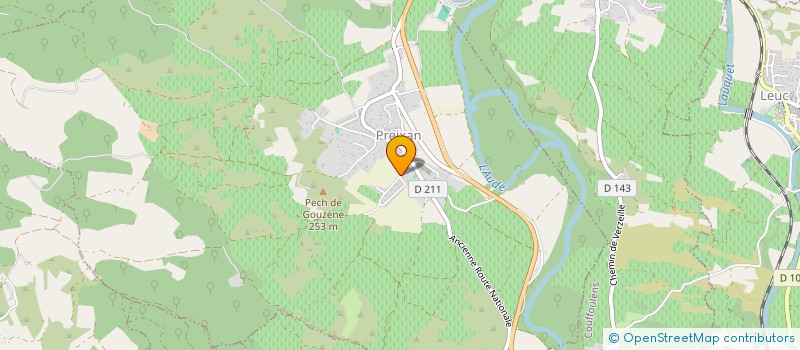 localisation de l'entreprise MADAME LAETITIA DOUCET  PREIXAN