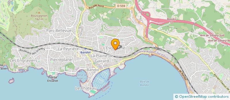 localisation de l'entreprise MADAME LAETITIA DOUCET à BANDOL