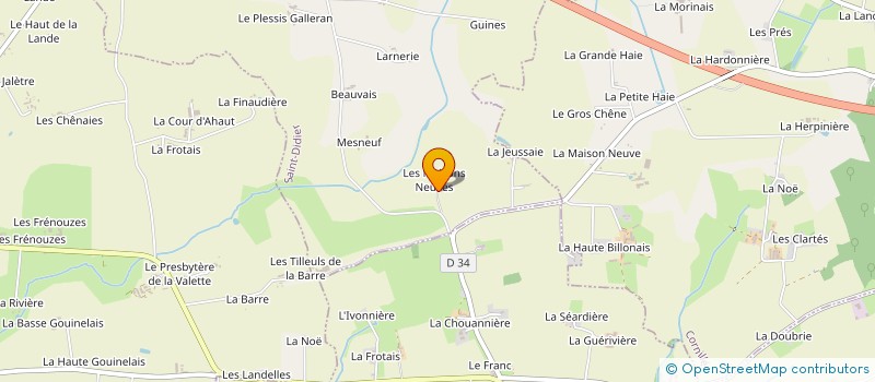 localisation de l'entreprise MADAME LAETITIA DOUDET à SAINT-DIDIER