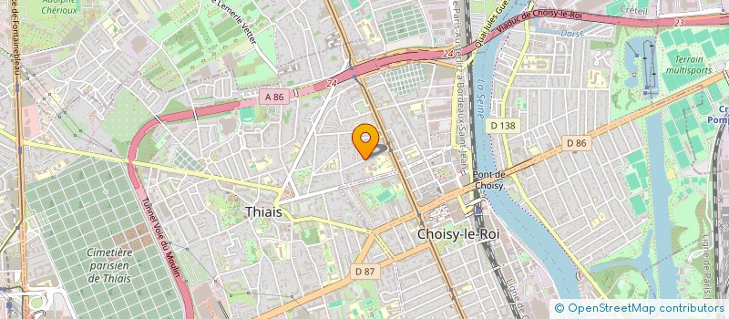 localisation de l'entreprise MADAME LAETITIA DREAN  THIAIS