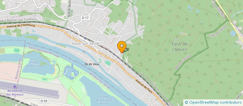 localisation de l'entreprise MADAME LAETITIA DRHOGUI FERTE  VAUX-SUR-SEINE