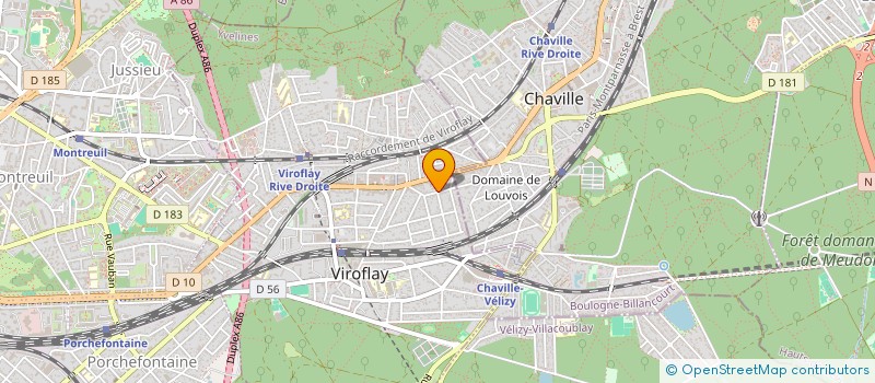 localisation de l'entreprise MADAME LAETITIA DU GARREAU  VIROFLAY