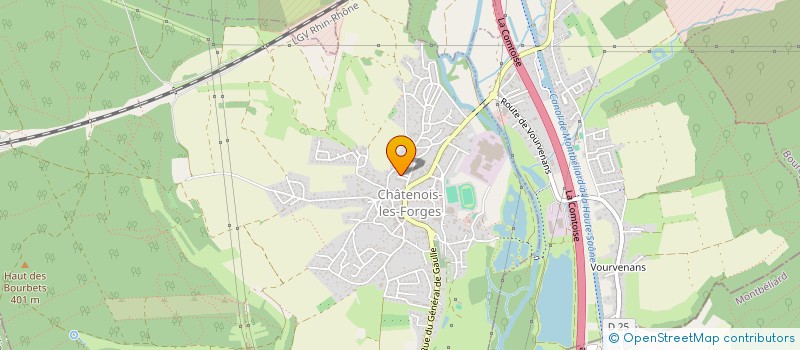 localisation de l'entreprise MADAME LAETITIA DUBIER  CHATENOIS-LES-FORGES