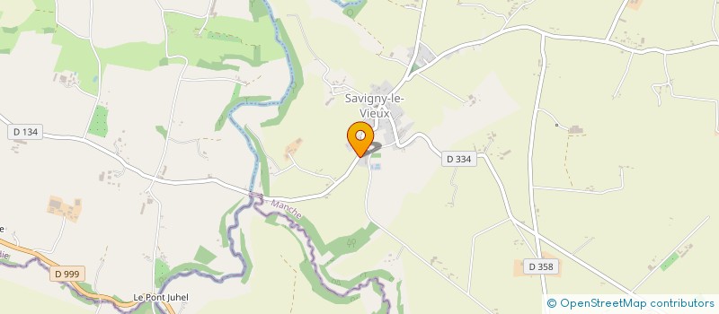 localisation de l'entreprise MADAME LAETITIA DUBOIS  SAVIGNY-LE-VIEUX