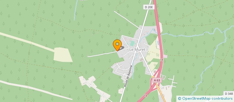 localisation de l'entreprise MADAME LAETITIA DUCAM à SAUGNAC-ET-MURET
