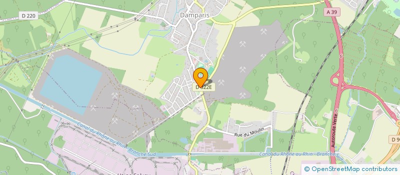 localisation de l'entreprise MADAME LAETITIA DUCASTEL  DAMPARIS