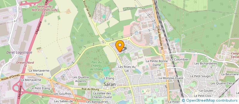 localisation de l'entreprise MADAME LAETITIA DUCASTEL à SARAN