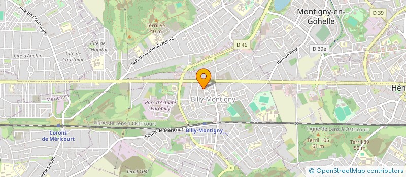 localisation de l'entreprise MADAME LAETITIA DUCATILLON à BILLY-MONTIGNY