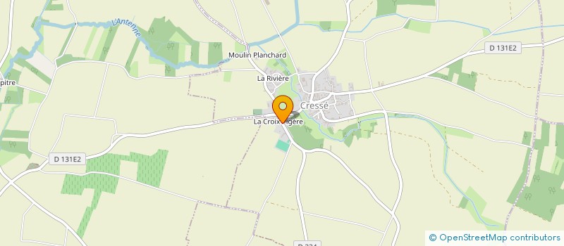 localisation de l'entreprise MADAME LAETITIA DUCHEMIN  CRESSE