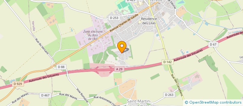 localisation de l'entreprise MADAME LAETITIA DUCLOS  YERVILLE