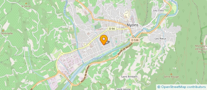 localisation de l'entreprise MADAME LAETITIA DUCROS  NYONS