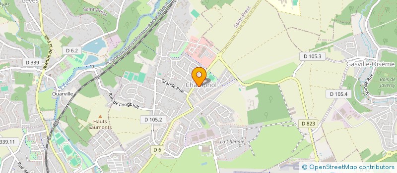 localisation de l'entreprise MADAME LAETITIA DUFOUR à CHAMPHOL