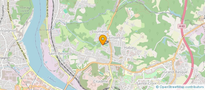 localisation de l'entreprise MADAME LAETITIA DUFRAISSE  BAYONNE